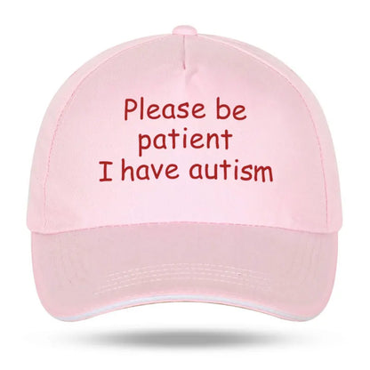 Please Be Patient I Have Autism Cap Baseball Cap