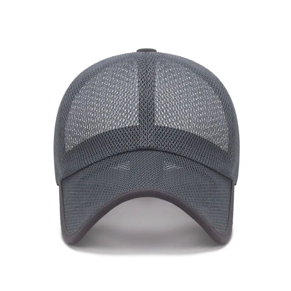 Quick Dry Full Mesh Caps Adjustable Sun Protection Summer Baseball Cap