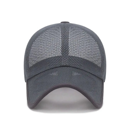 Quick Dry Full Mesh Caps Adjustable Sun Protection Summer Baseball Cap