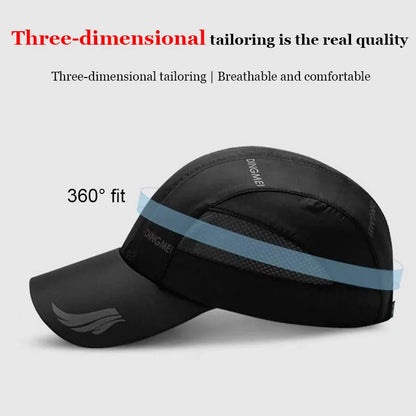 Summer Brand For Men Sports Running Sweat Baseball Cap