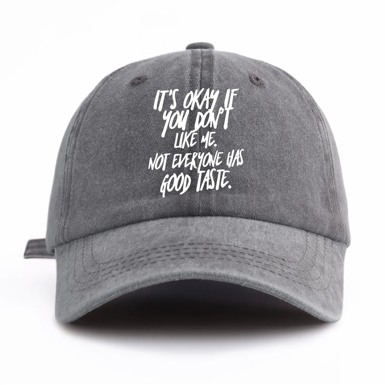 IT'S OK Print Washed Baseball Cap For Adults