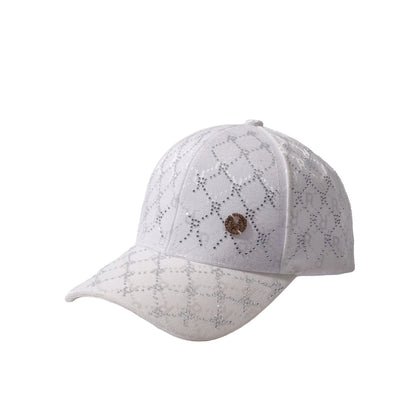 Handmade Rhinestone Ponytail Baseball Cap