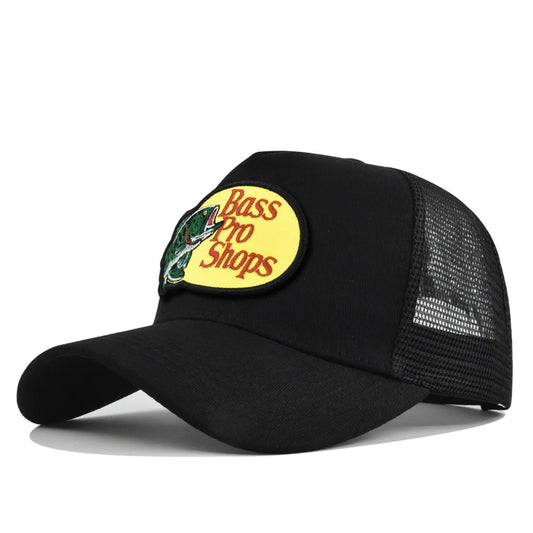 Bass Football Baseball Caps