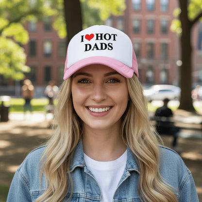 Fashion Letter Printing I Love Hot Dad Hats Baseball Hat For Man Women