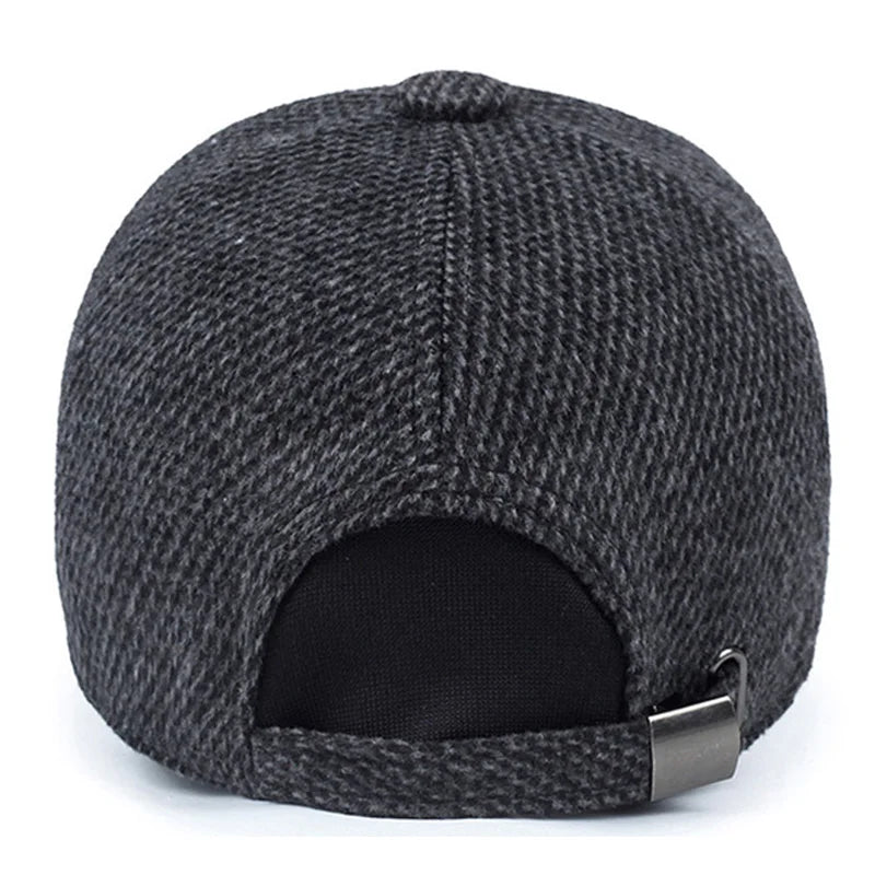 Autumn Winter Men Baseball Cap Winter Warm Hat