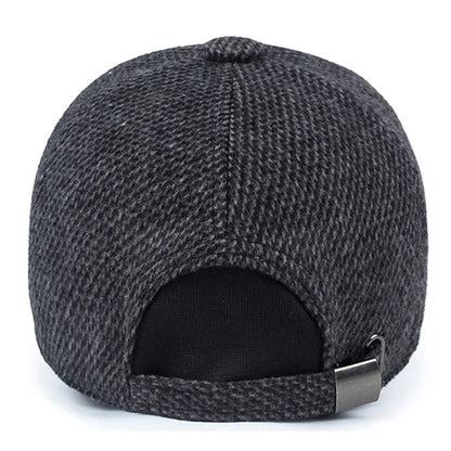 Autumn Winter Men Baseball Cap Winter Warm Hat