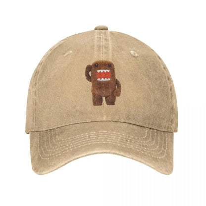 Cute Fuzzy Domo Kun Men Women Baseball Cap