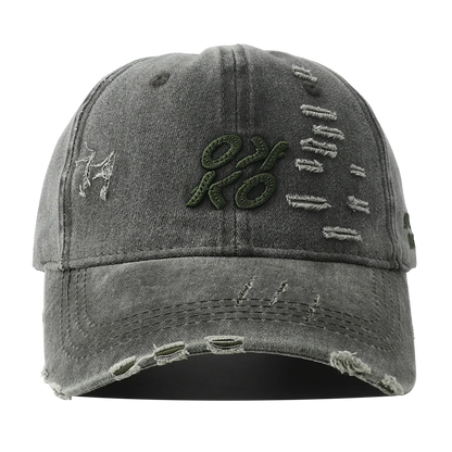 2025 New Retro Washed Cotton Baseball Cap Unisex Letter Embroidery Caps