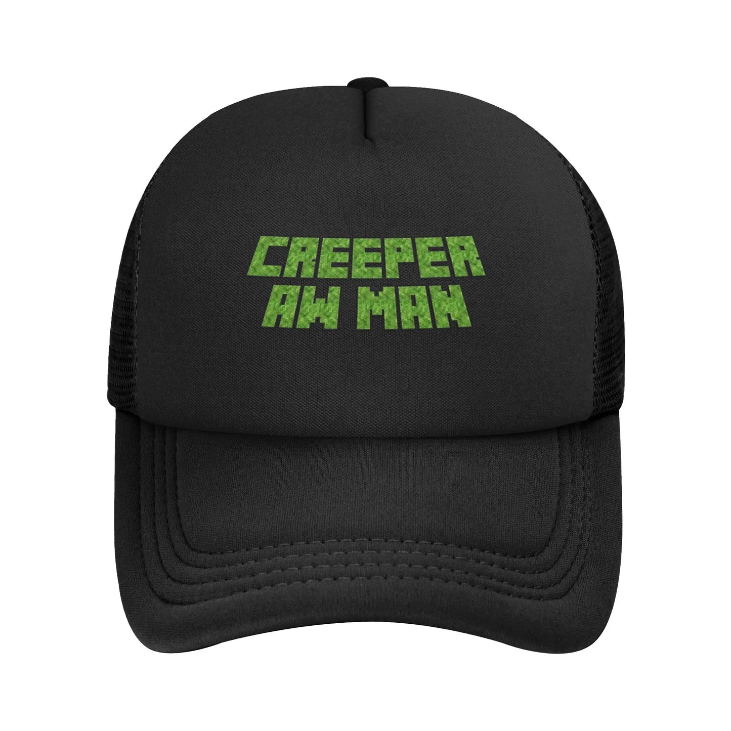 Unisex Creepers mob sticker Trucker Cap Mesh Baseball Cap