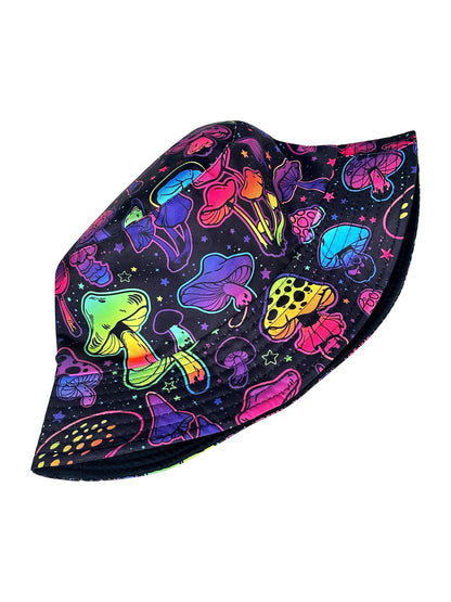 Dreamy Colorful Mushroom Bucket Hat