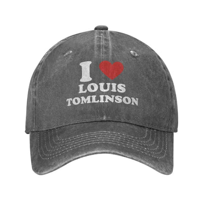 I Love Louis Tomlinsons Casual Baseball Cap For Men