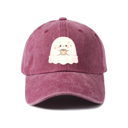 Cute Duck Ghost Graphic Baseball Cap