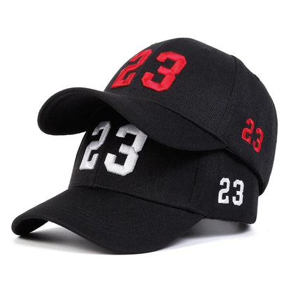 Unisex 23 Embroidery Baseball Caps Spring Autumn