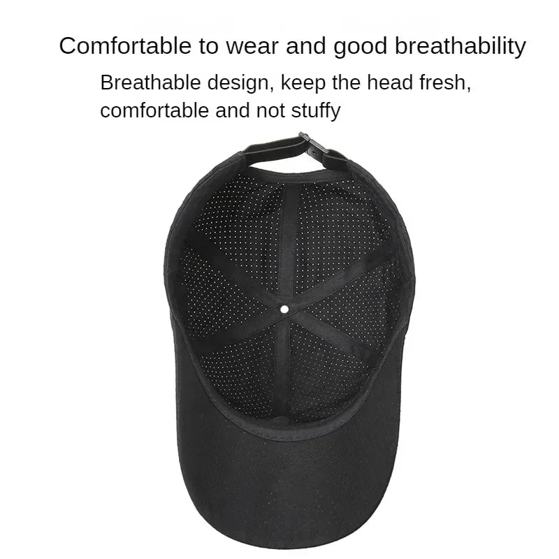 Summer Breathable Mesh Quick Drying Men Women's Baseball Cap