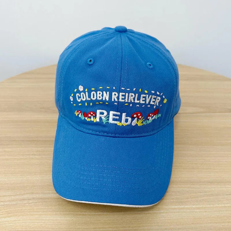 Pastoral Floral Wide Brim Baseball Cap