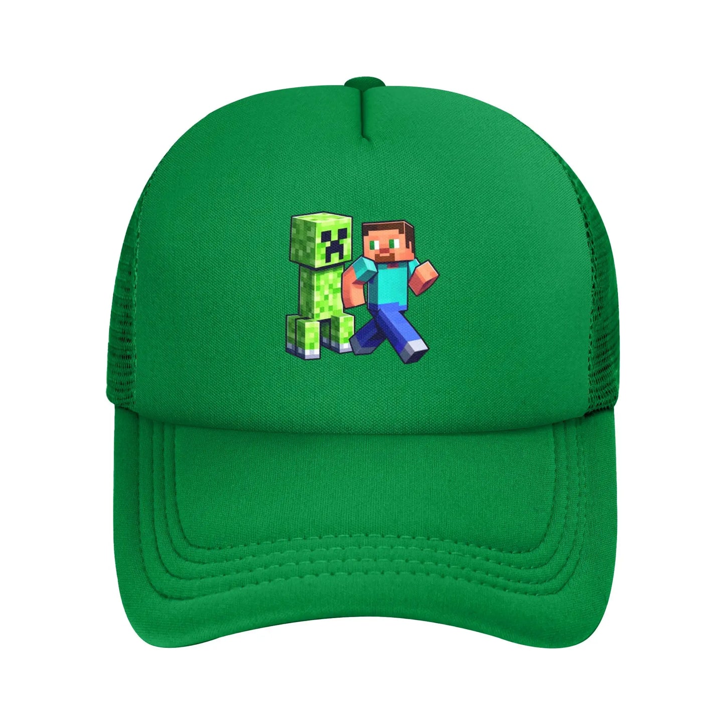 Unisex Creepers mob sticker Trucker Cap Mesh Baseball Cap