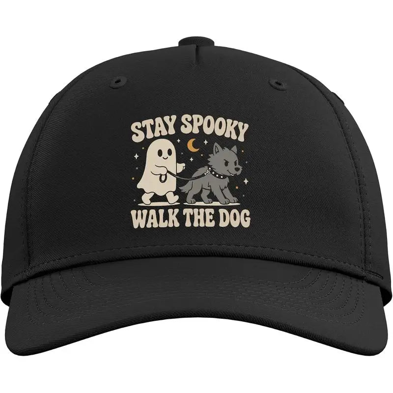 Walk the Dog Ghost & Werewolf Baseball Cap