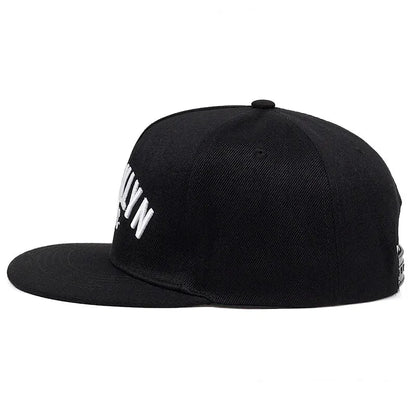 Unisex Brooklyn Letter Embroidery Hip-hop Hats Snapback Caps Baseball Caps Sunscreen Hat