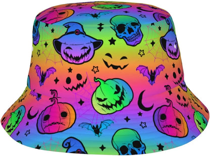 Cartoon Pumpkin Halloween Bucket Hat Pumpkin Hat Cap