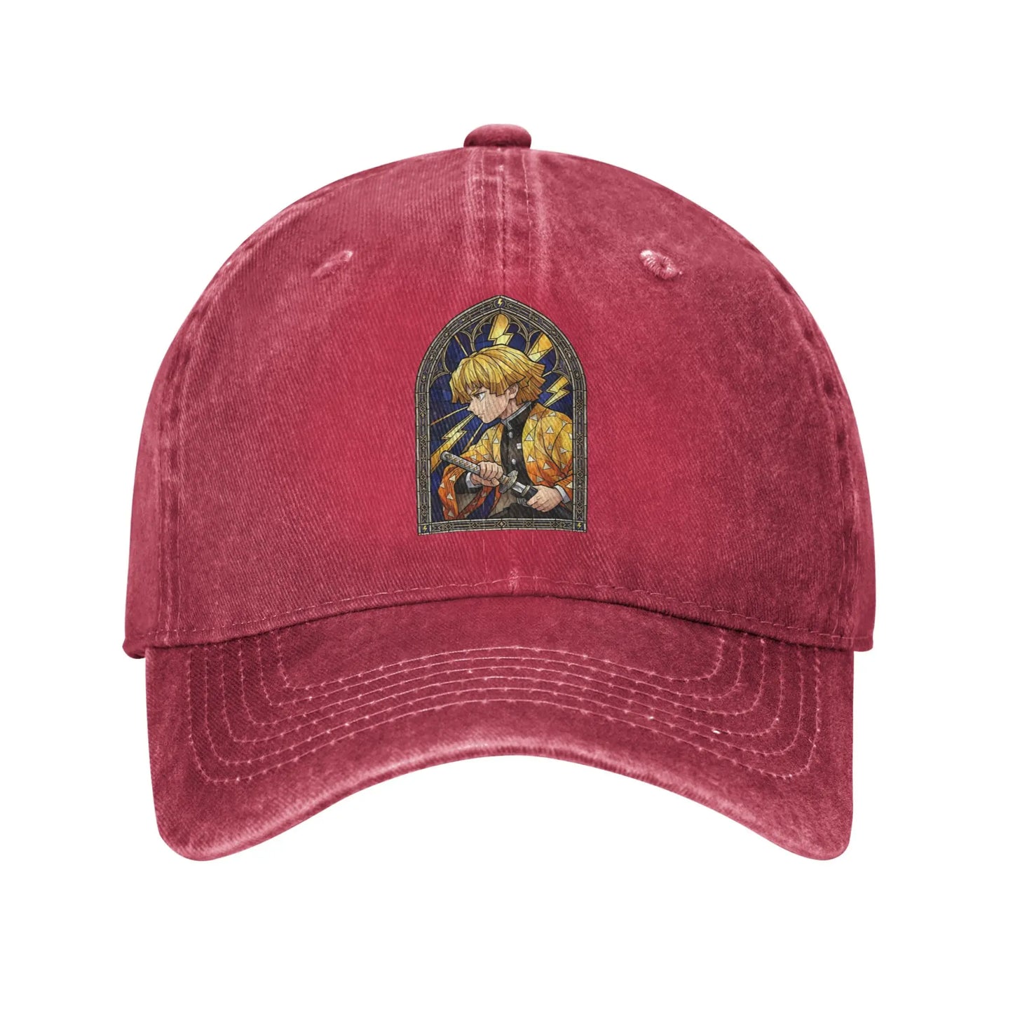 Zenitsu Agatsuma Hip Hop Caps Demon Slayer Baseball Hat