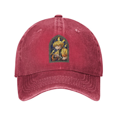 Zenitsu Agatsuma Hip Hop Caps Demon Slayer Baseball Hat