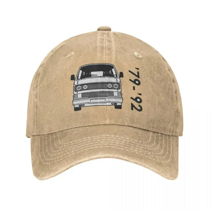 Type 2 T3 VW Bus Baseball Cap Hiking Fishing Dropshipping Trucker Hat Female Male