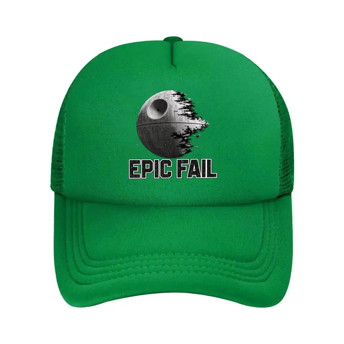 Epic Fail Space Station Humor Mesh Baseball Cap