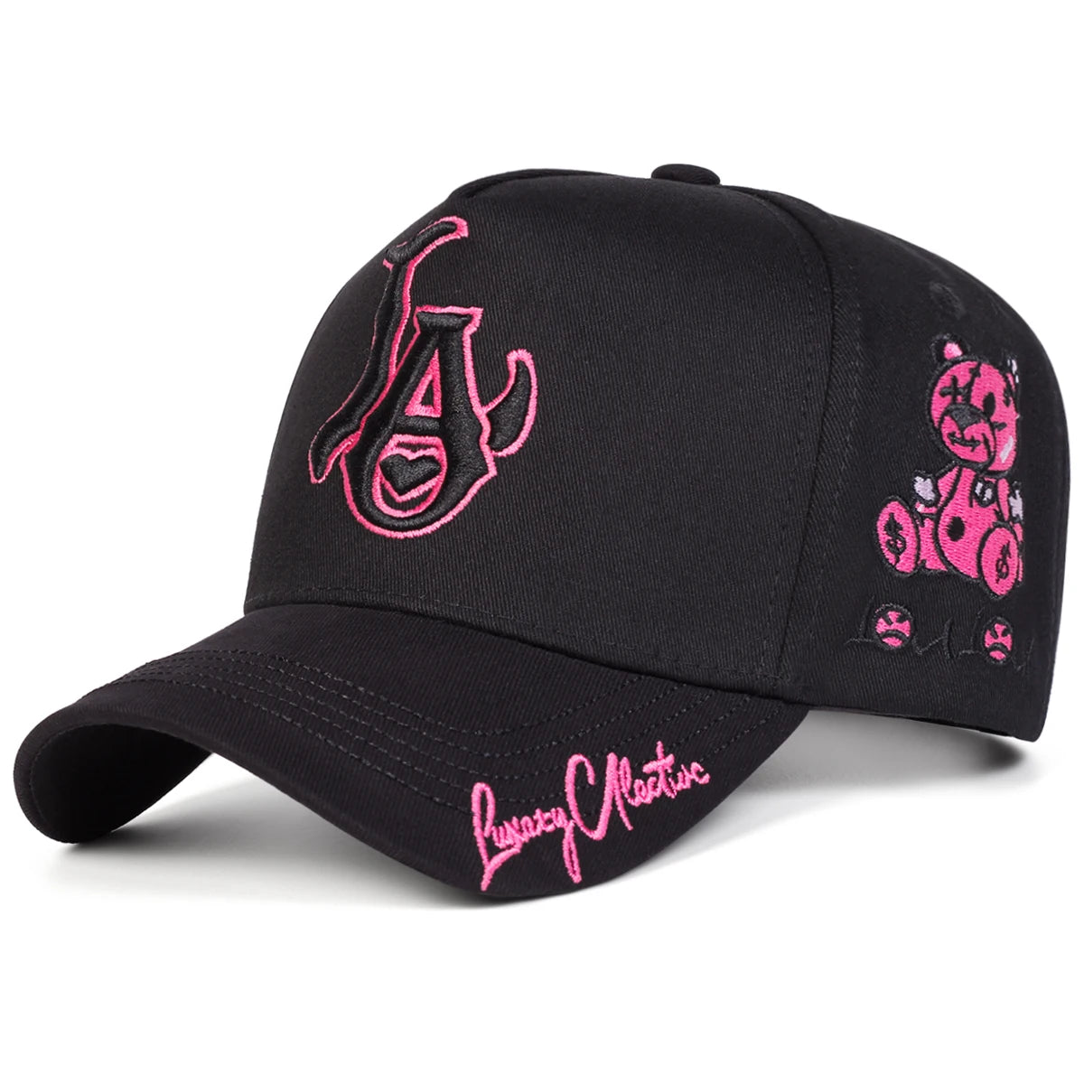 Unisex LA Love Embroidery Baseball Caps