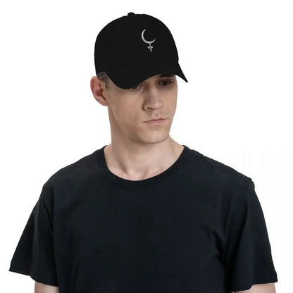 Dark Moon Lilith Symbol Baseball Cap