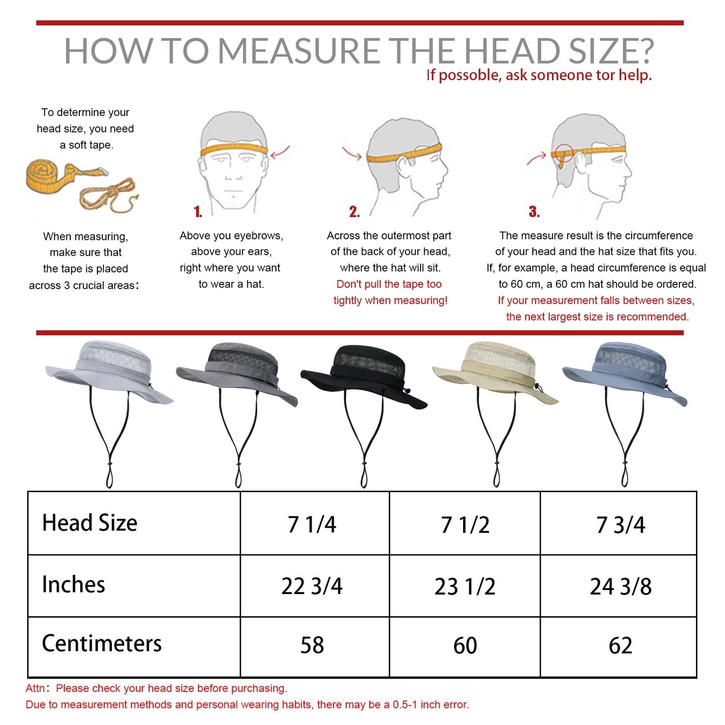 Jangoul Men Outdoor Mesh Bucket Hat