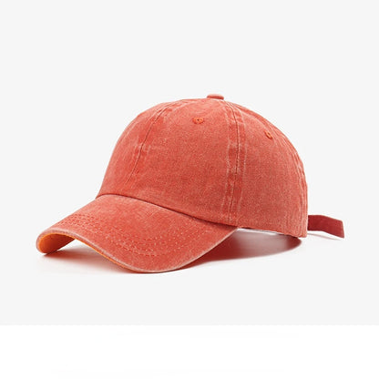 Solid Washed Denim Baseball Cap Vintage Unisex Cotton Sport Hat Women Men