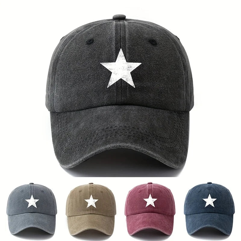 Printed Pentagram Baseball Cap