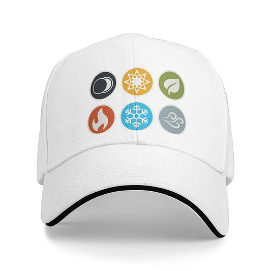 Spring Casual Baseball Cap Gloomhaven Element Symbols Board Game Kpop Rock