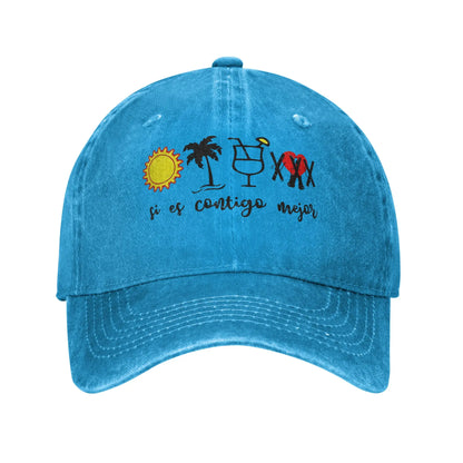 Bads Bunnys DeBi TiRAR MaS FOToS Singer Summer Baseball Caps