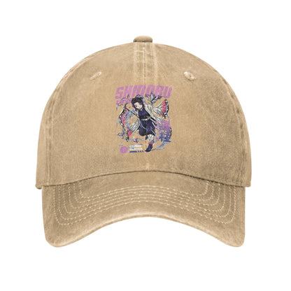 Demon Slayer  Multicolor Hat Peaked Women's Cap Shinobu Kocho Baseball Hat