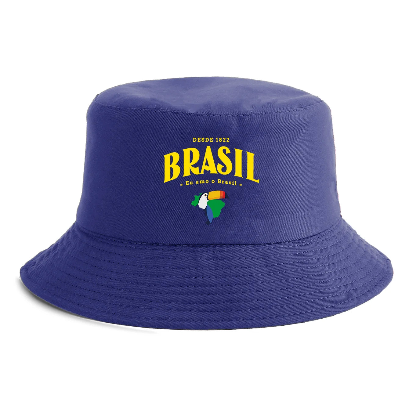 Unisex Brasil Map Toucan Print Bucket Hat