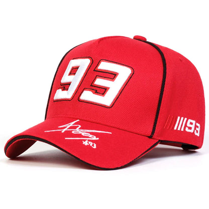 New Fashion 93 Letter Embroidery Adjustable Snapback Cap