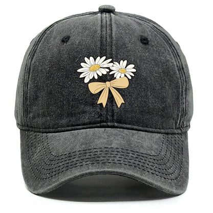 Flower Print Snapback Baseball Cap Flower Hat