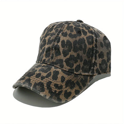 Leopard Print Women's Baseball Cap