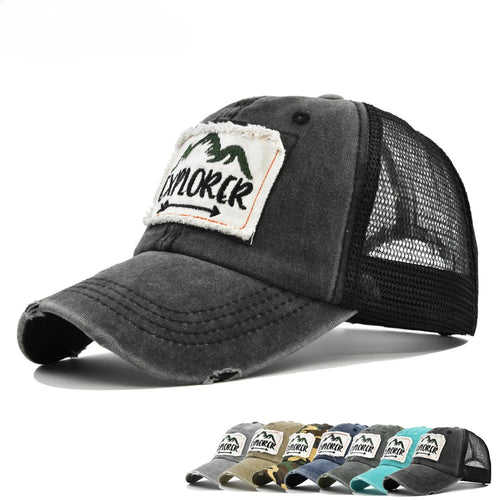 Men Women Simple Letter Patch Design Baseball Cap