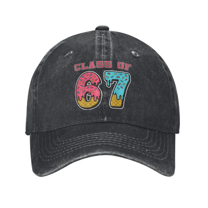 67 Ice Cream Drip Meme Funny Six Seven Gen Alpha Slang Baseball Cap