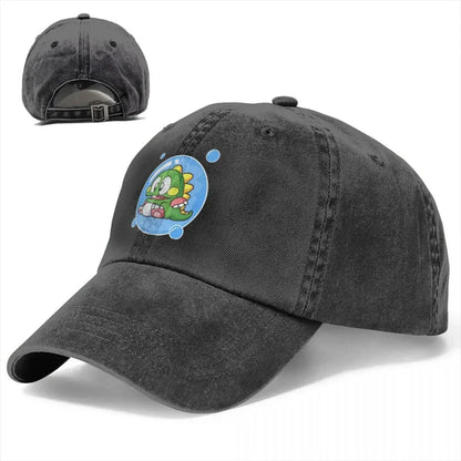 New Vintage Classic Game Bubble Bobble Baseball Cap