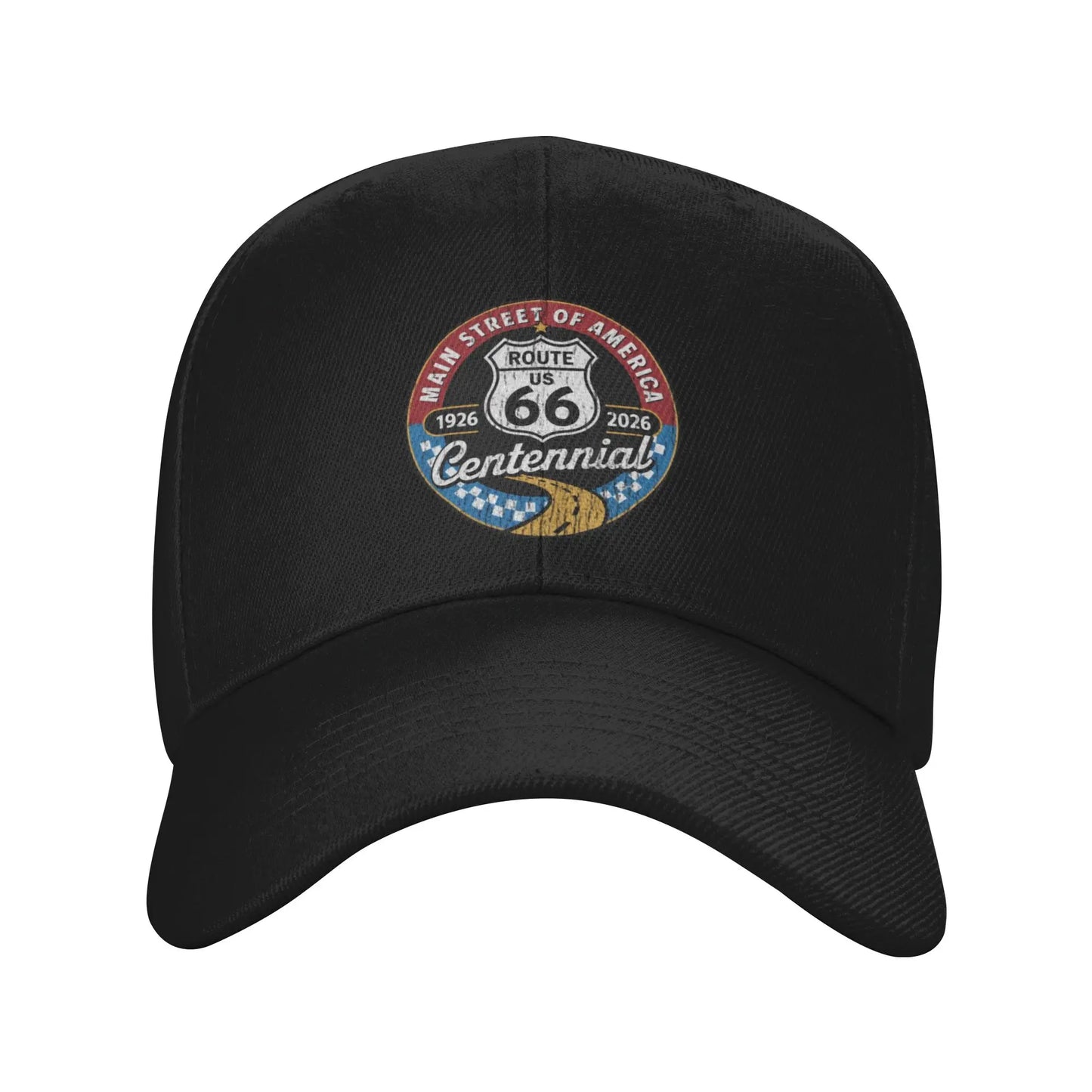 Routes 66 100th Anniversary The Mother Road  Golf Hat Merch Vintage Baseball Cap