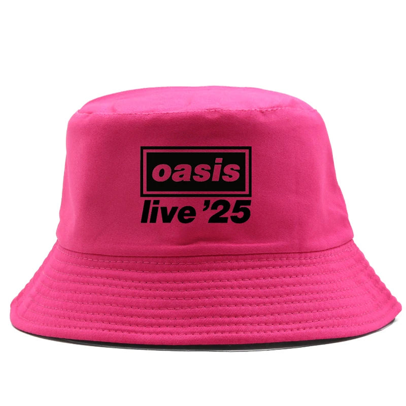 OASIS Black Solid Dots Bucket Hat Two Side Wear Unisex Men Women