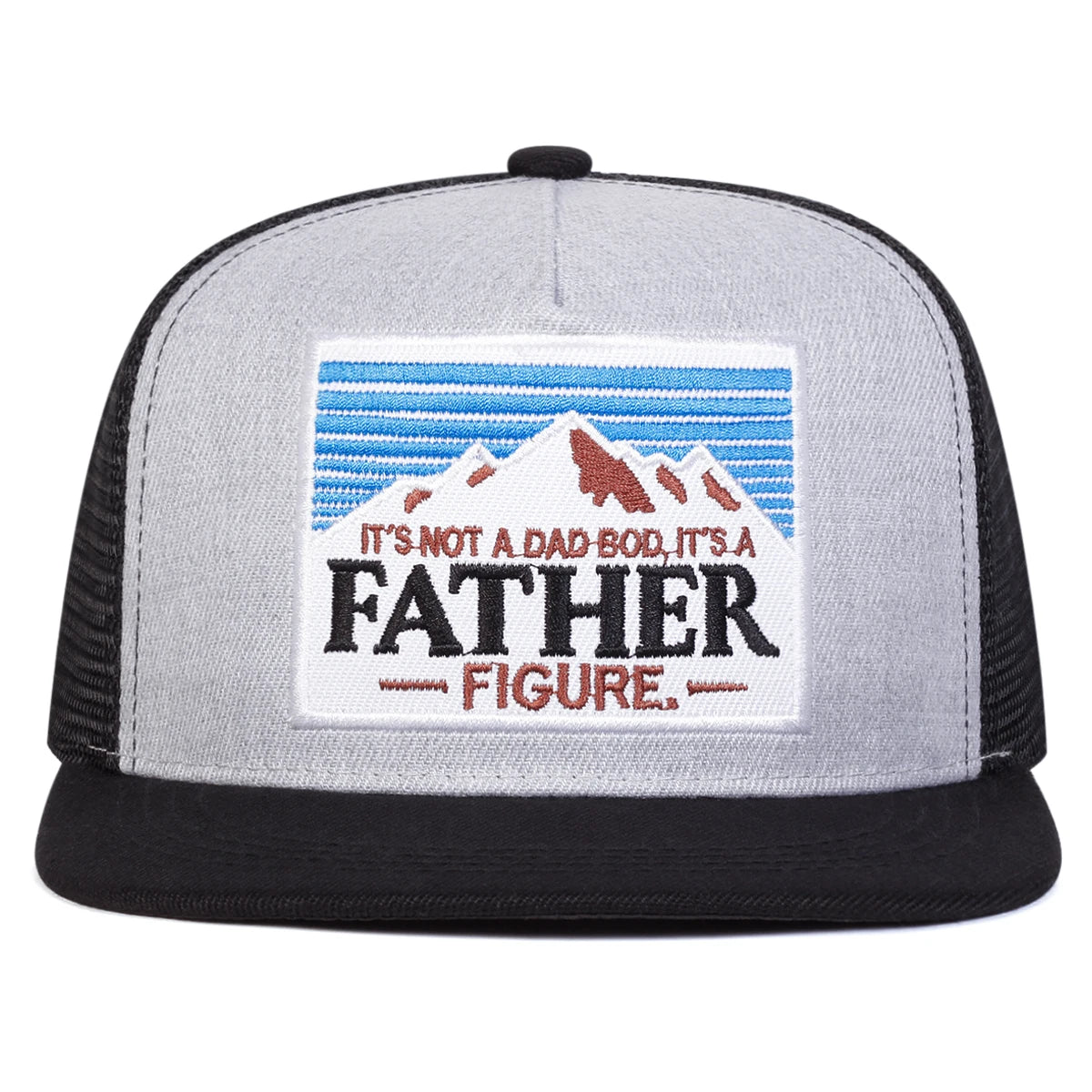 Unisex It's A FATHER Embroidery Hip-hop Net Hats Spring Summer Outdoor