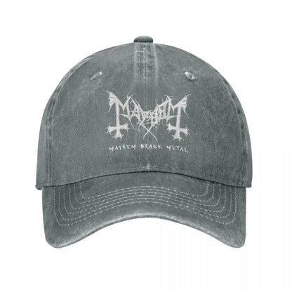 Mayhem Black Metal Band Accessories Men Women Baseball Caps