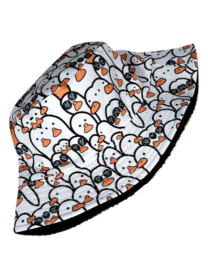 Fashionable Little White Goose Bucket Hat