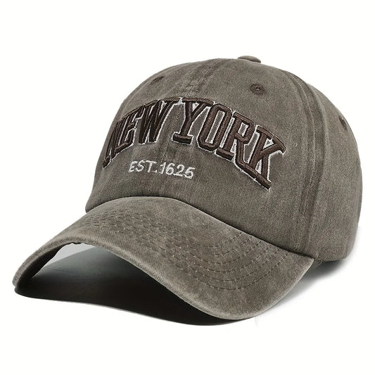 Embroidered Letter Baseball Cap For Men And Women