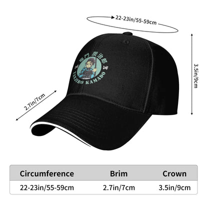 Demon Slayer Kimetsu No Yaiba Tanjiro Circle Baseball Cap