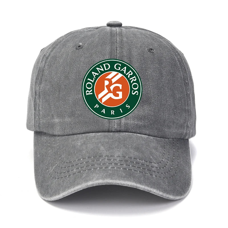PARIS 100% Cotton Baseball Caps Vintage Distressed Cotton Snapback Hat